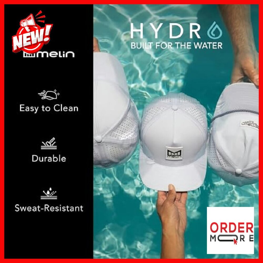 Water-Resistant Performance Snapback Hat, Hydroph… - image 6